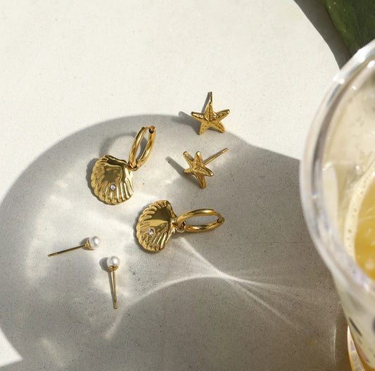 SHORE EARRINGS ( Set of 3 Pairs)