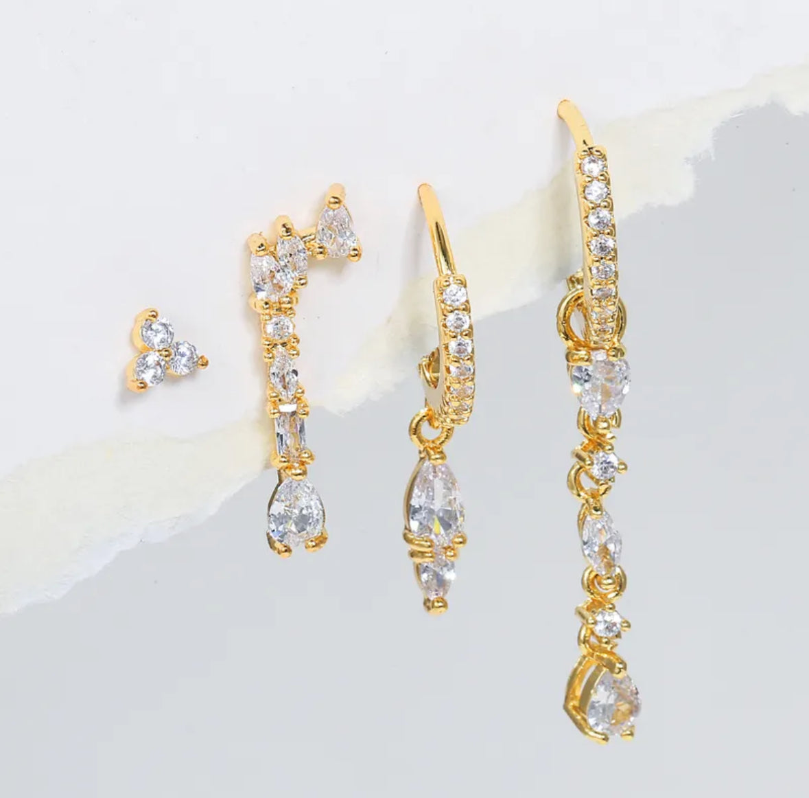 ZYRA EARRINGS (Set of 4)