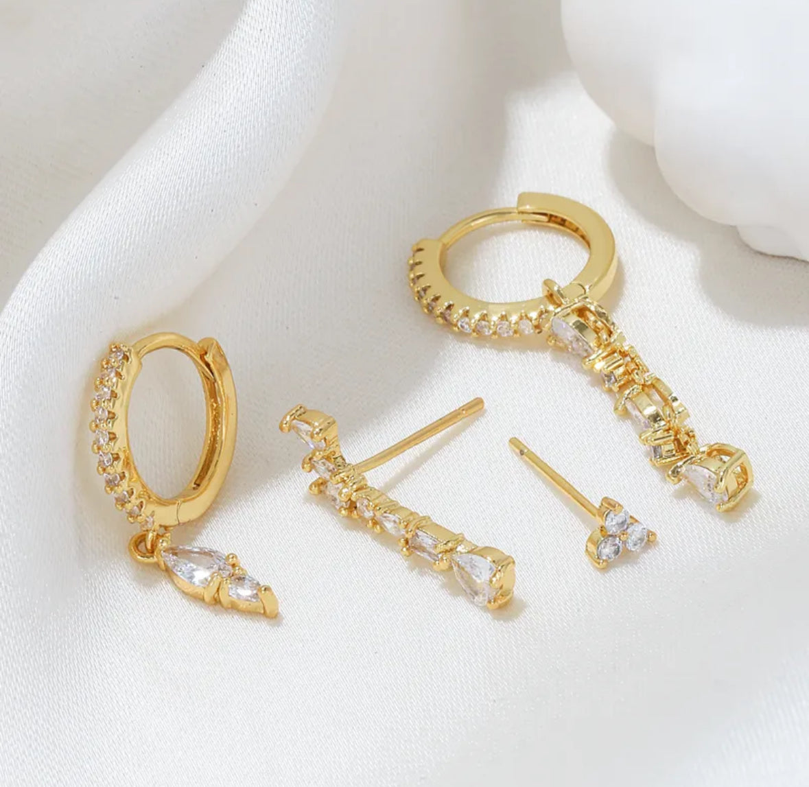 ZYRA EARRINGS (Set of 4)