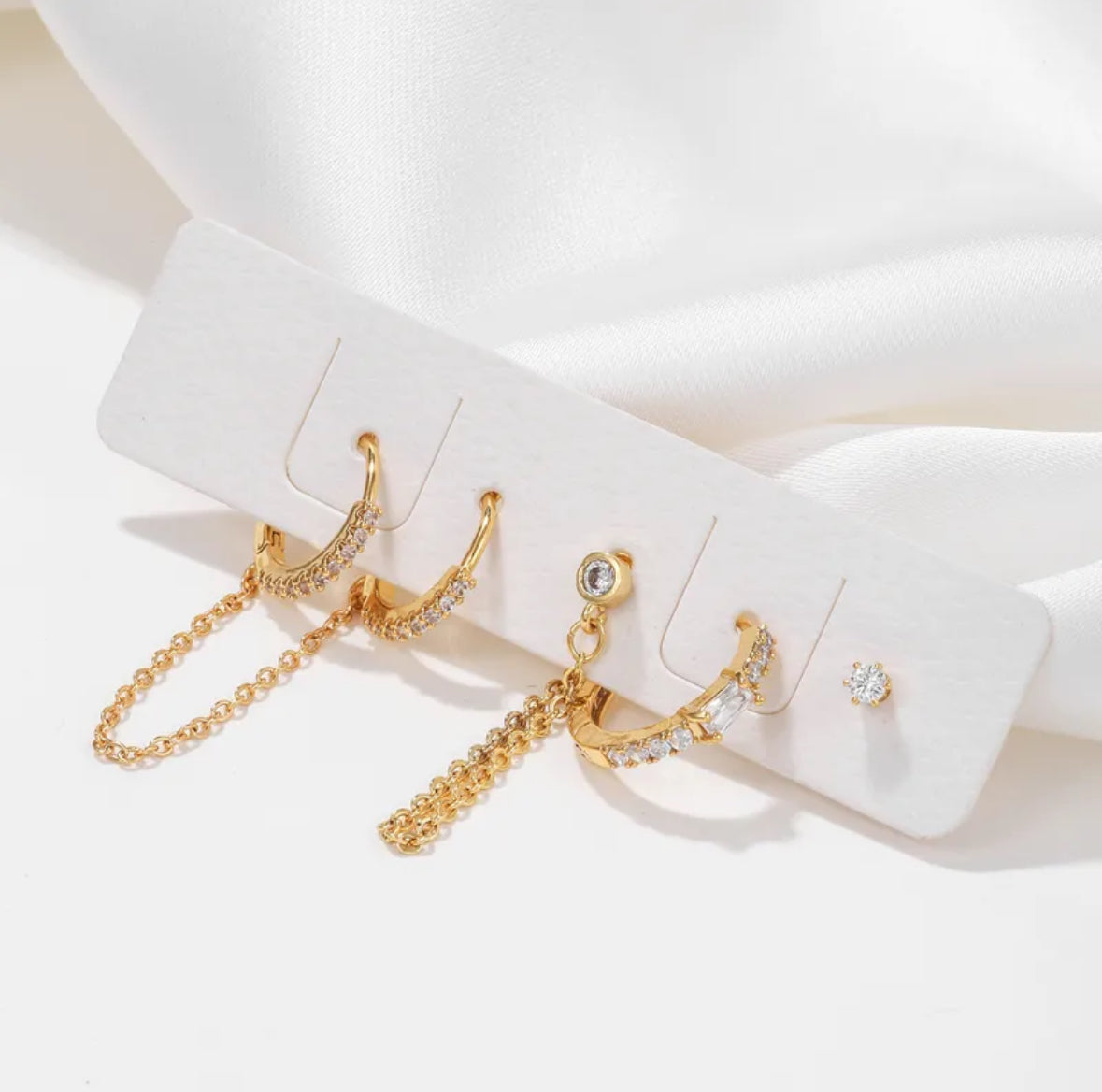 SIRI EARRINGS (set of 4)