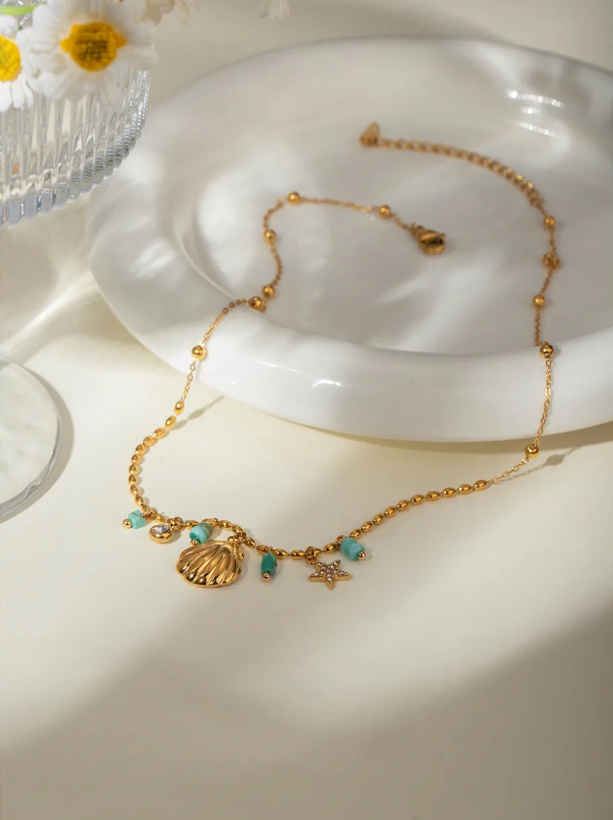 SEAMIST CHARM NECKLACE