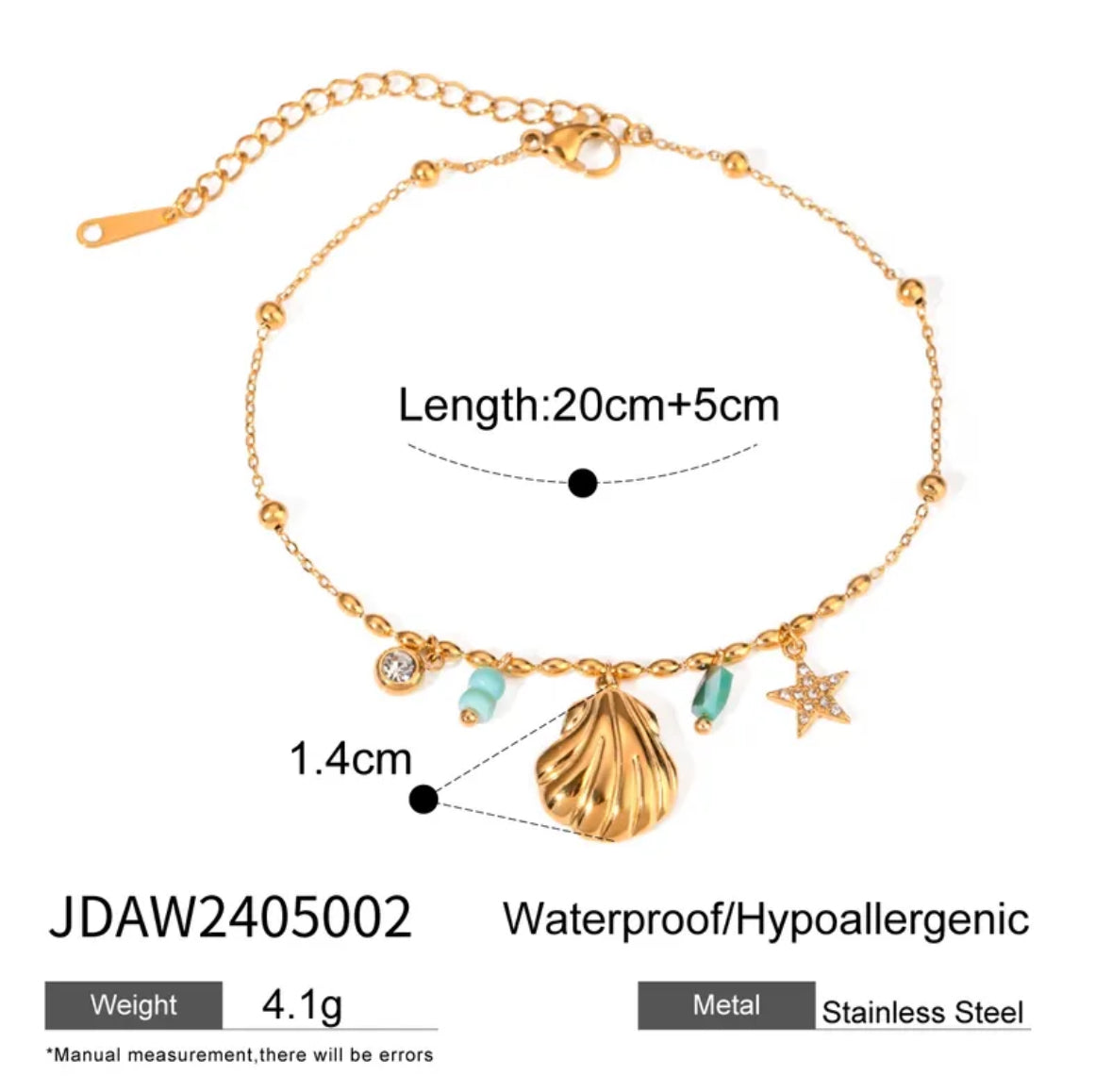 SEAMIST CHARM BRACELET