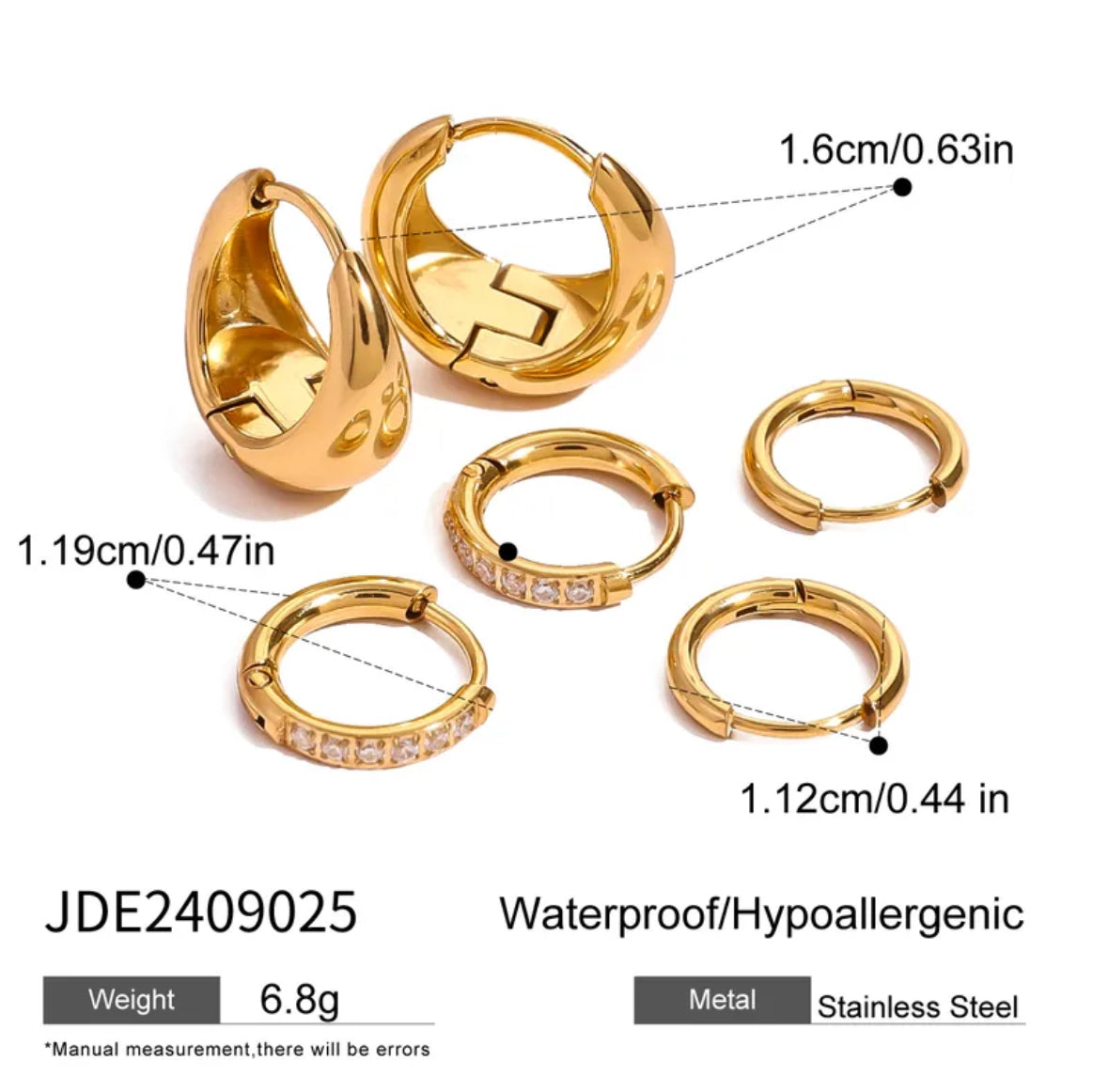 SIMONE EARRINGS (Set of 3)