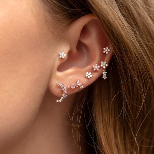 FLORA EARRINGS SET ( Set of 6 )