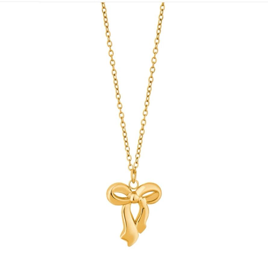 BLUSHBOW NECKLACE