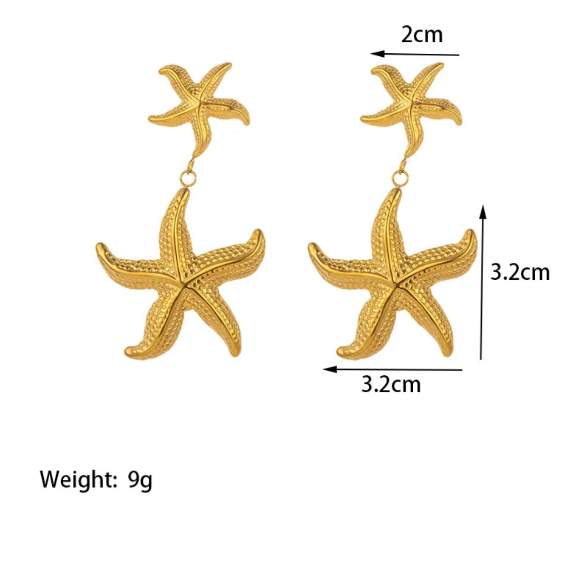 STARFISH EARRING