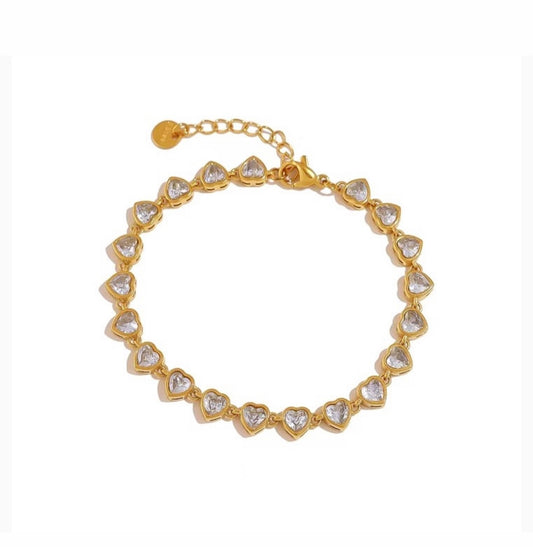 HEART CRYSTAL BRACELET
